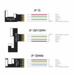 aixun p2408s-p3208-special-power-on-cable-set-for-iphone-7g-to-16pro-max-12