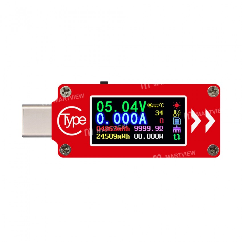TC64 USB Type-C Power Voltage Current Meter Tester Multimeter