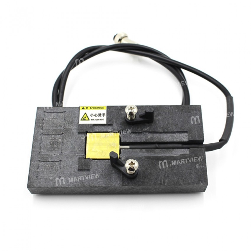 HYTBOX Digital Thermostatic Electric Soldering Iron with Preheating station Fixture holder for iPhon