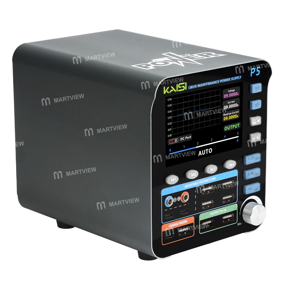 kaisi p5-210w-toroidal-transformer-intelligent-regulated-power-supply-for-mobile-phone-repair-3