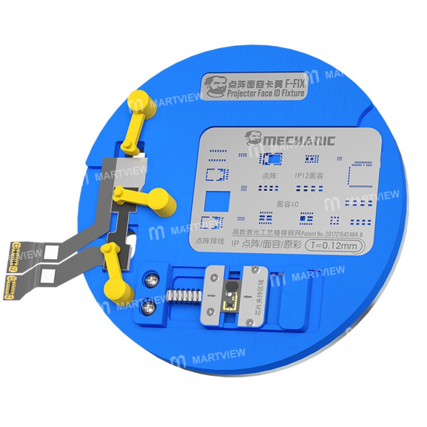 Mechanic F-FIX Dot-matrix Face ID Fixture with Tin Planting Net for iPhone X-13 Pro Max
