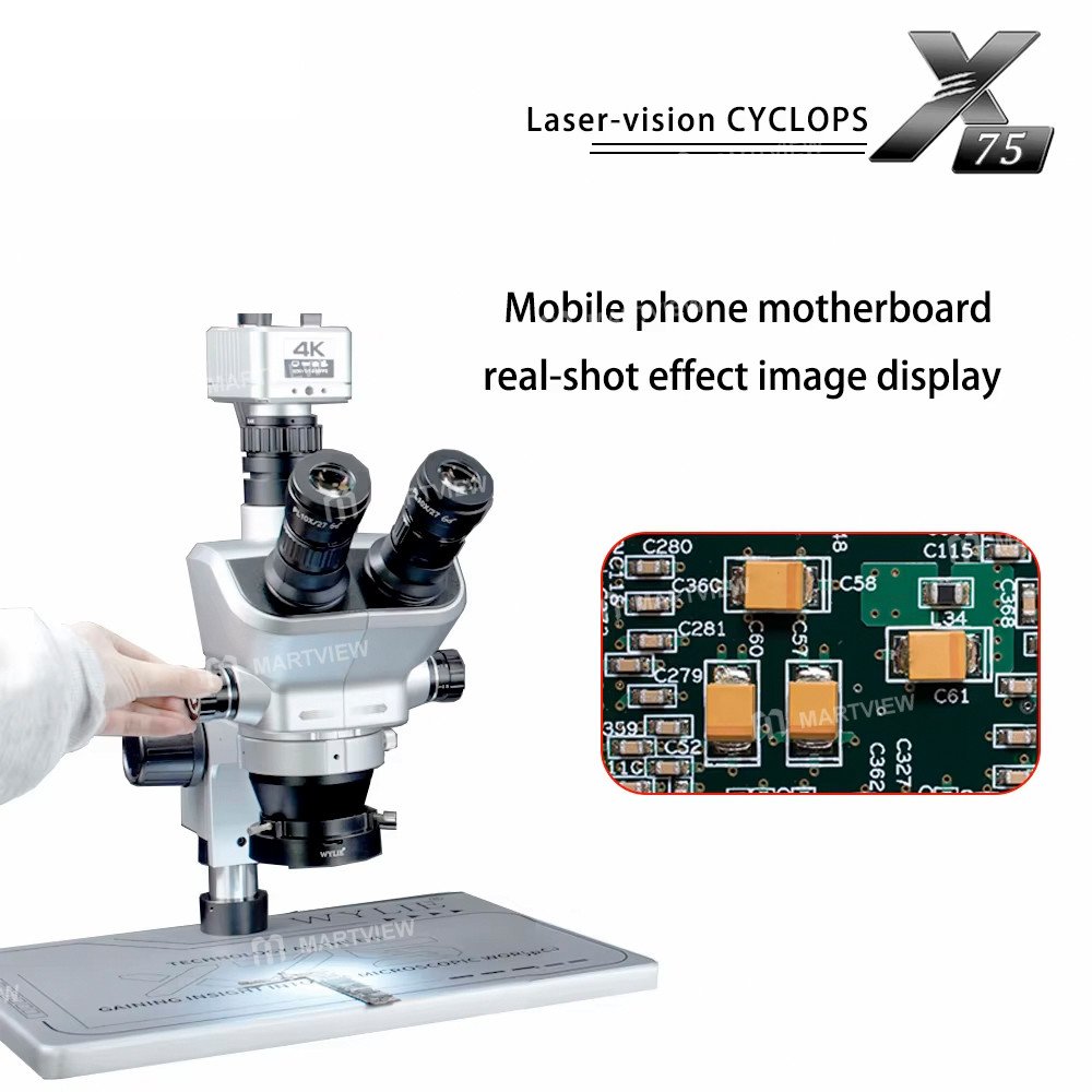 wylie x75-laser-vision-cyclops-75-75x-synchronous-zoom-trinocular-stereo-microscope-with-big-base-10