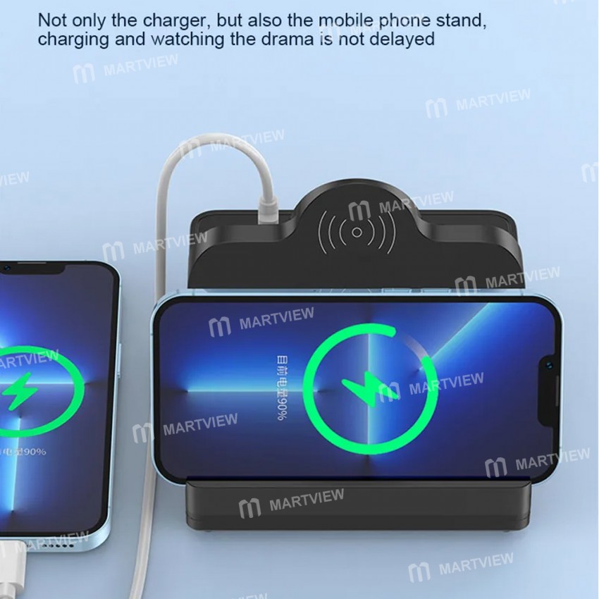 wlx f6a-multifunction-dual-wireless-charging-station-compatible-with-android-iphone-7