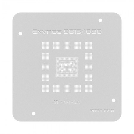 Martview RB03-EX8 CPU BGA Reballing Stencil for Samsung Exynos 9815 / 1080