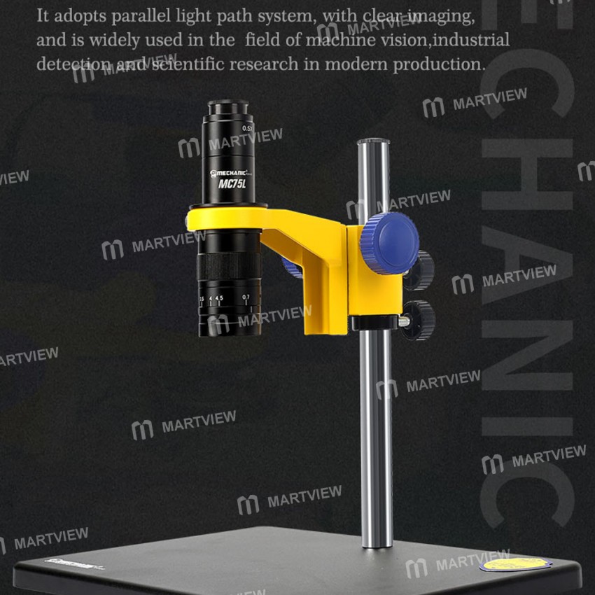 Mechanic MC75L-B3 Single Cylinder Design 0.7-4.5X Continuous Zoom with LED Light Microscope
