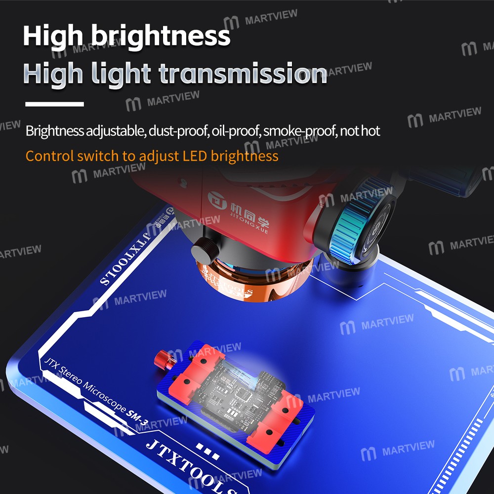 jtx s3-aluminum-alloy-31pcs-high-brightness-led-microscope-dustproof-light-source-1