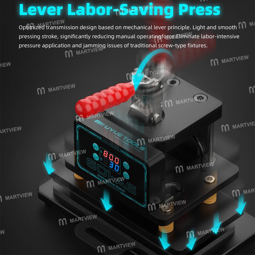 uyue 601-a6-dual-sided-heating-precise-timing-multifunctional-thermal-holding-press-fixture-4