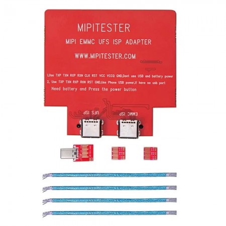 MiPiTester eMMC UFS ISP Adapter and Type-C Connection Kit for MiPi Tester Box Mini / Gear 2