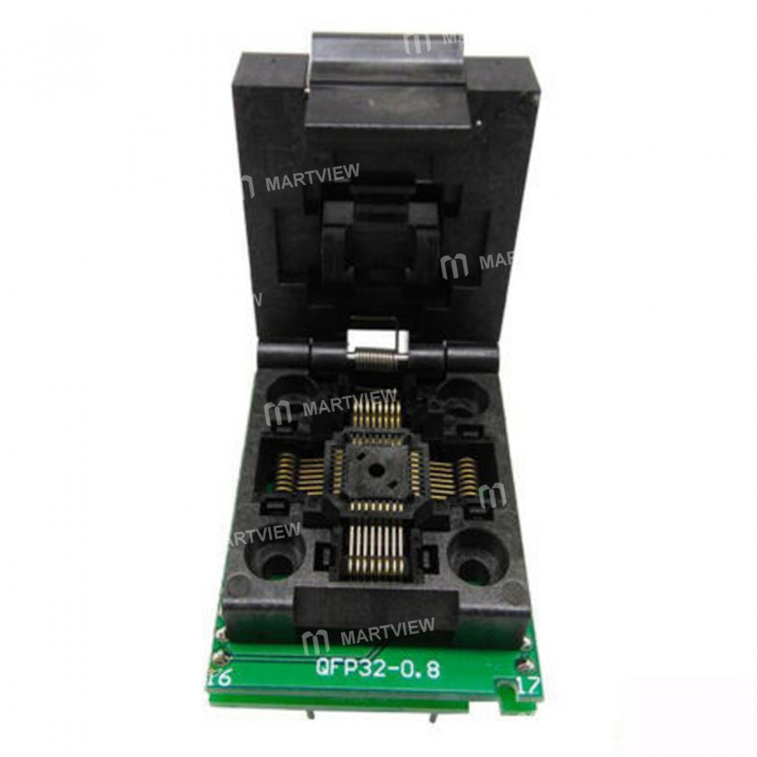 QFP48 to DIP48 and QFP32 to DIP32 Clamshell Programmer Burning Socket