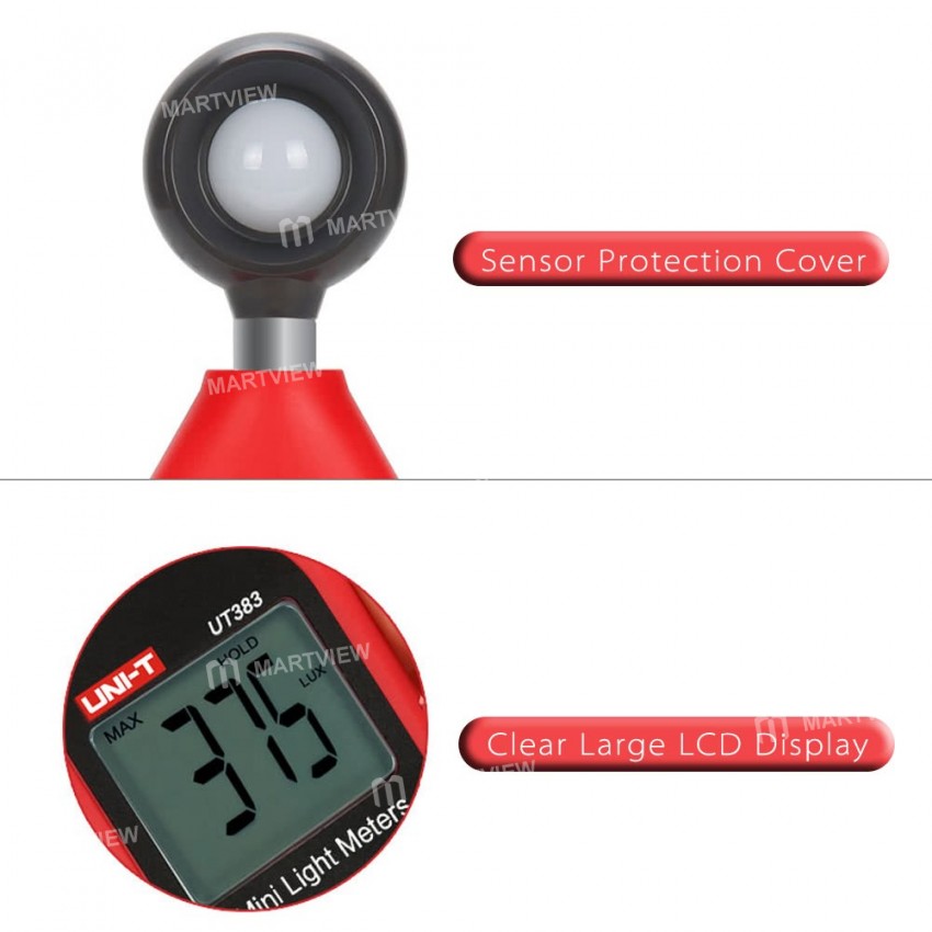 UNI-T UT383 LCD Display Handheld Mini Digital Photometer Light Meter