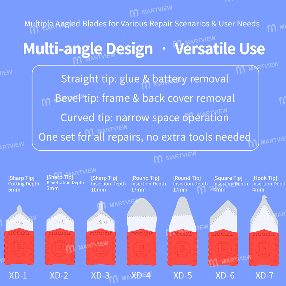 jtx xd-series-7-in-1-limit-disassembly-blade-set-for-phone-disassembly-adhesive-removal-9