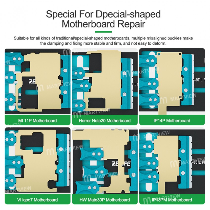 relife rl-601l-plus-universal-special-shaped-motherboard-fixture-for-mobile-phone-repair-8
