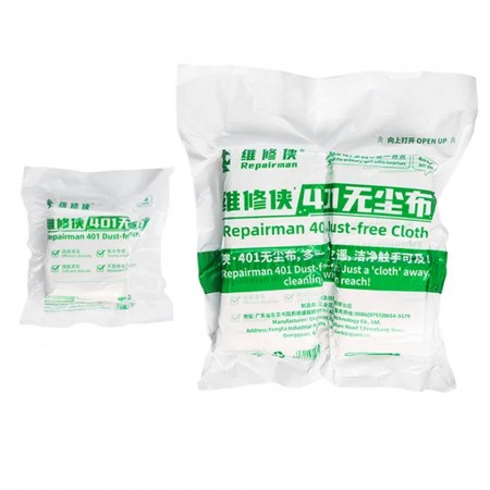 Repairman 401 100Pcs / 401Pcs Microfiber Anti-Static Dust-free Cleaning Cloth
