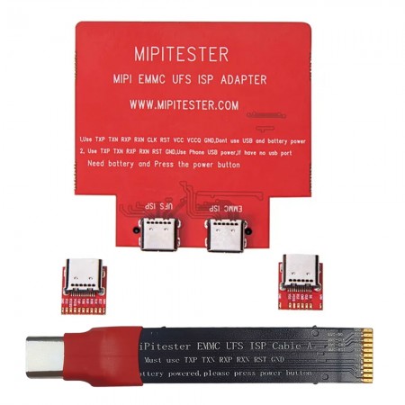 MiPiTester eMMC UFS ISP Adapter and EMMC UFS ISP Cable for MiPi Tester Box Mini / Gear 2