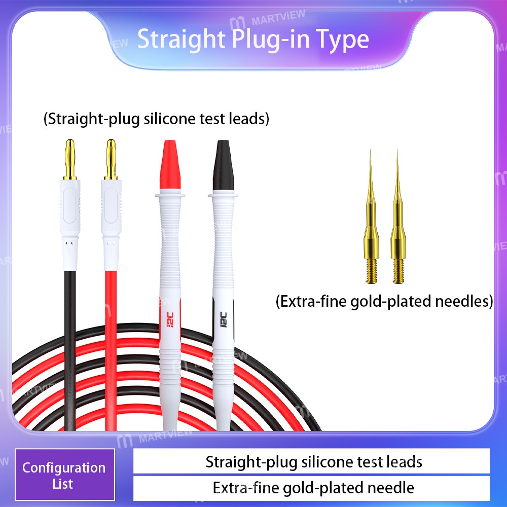 i2c detachable-probe-extra-thick-copper-core-pure-copper-silicone-multimeter-test-lead-15