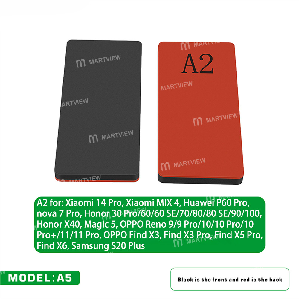 mijing a5-curved-screen-universal-laminating-pad-5-piece-set-for-most-curved-screen-phones-7