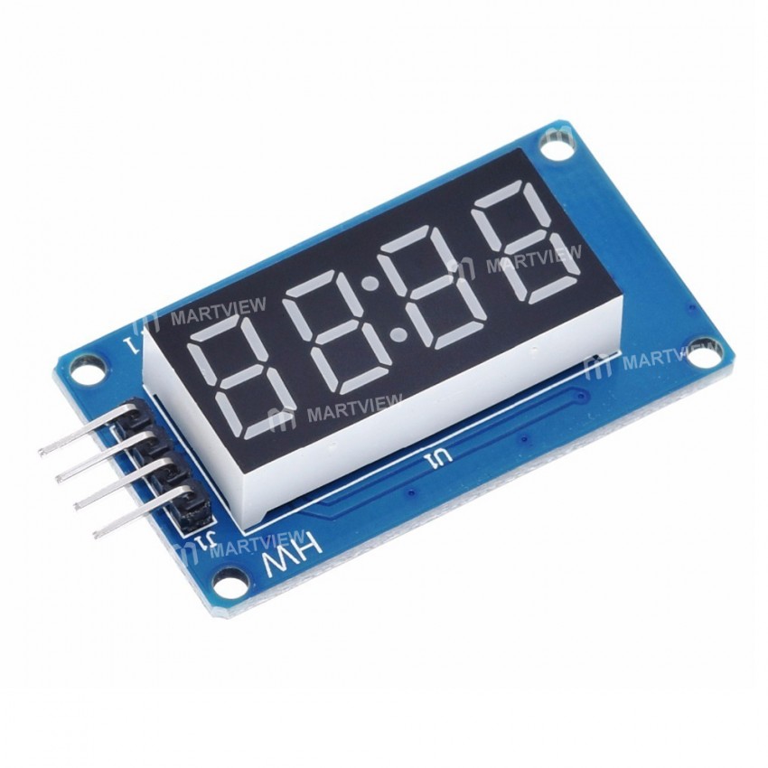 TM1637 4-digit LED Display Module for Arduino 7 Segment 0.36-inch Clock Digital Tube