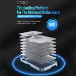 TuoLi TL-19A 10in1 BGA Mid-level Motherboard Reballing Stencil Platform for iPhone X - 12 Pro Max