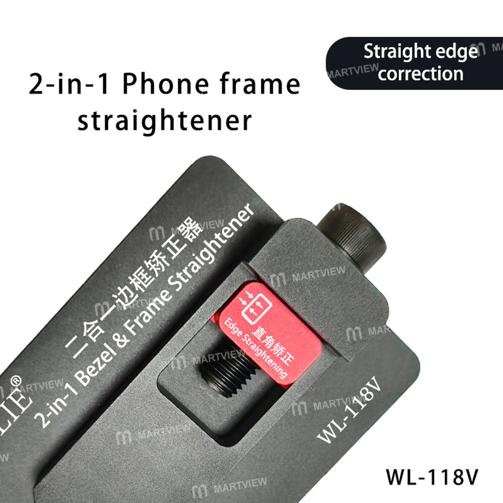 wylie wl-118v-2-in-1-bezel-frame-straightener-for-iphone-ipad-right-angle-rounded-corner-correction-