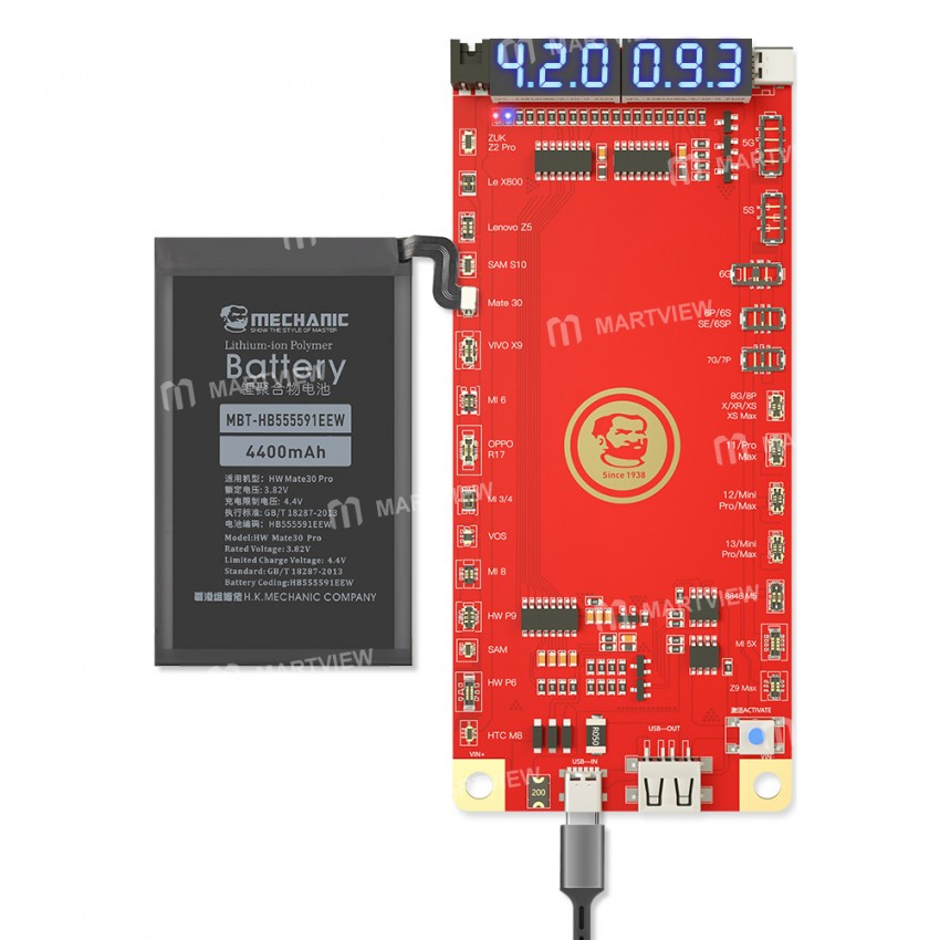 Mechanic BA33 Battery Activation Test Board for iPhone 5 to 13 Pro Max Android Phone Battery Repair