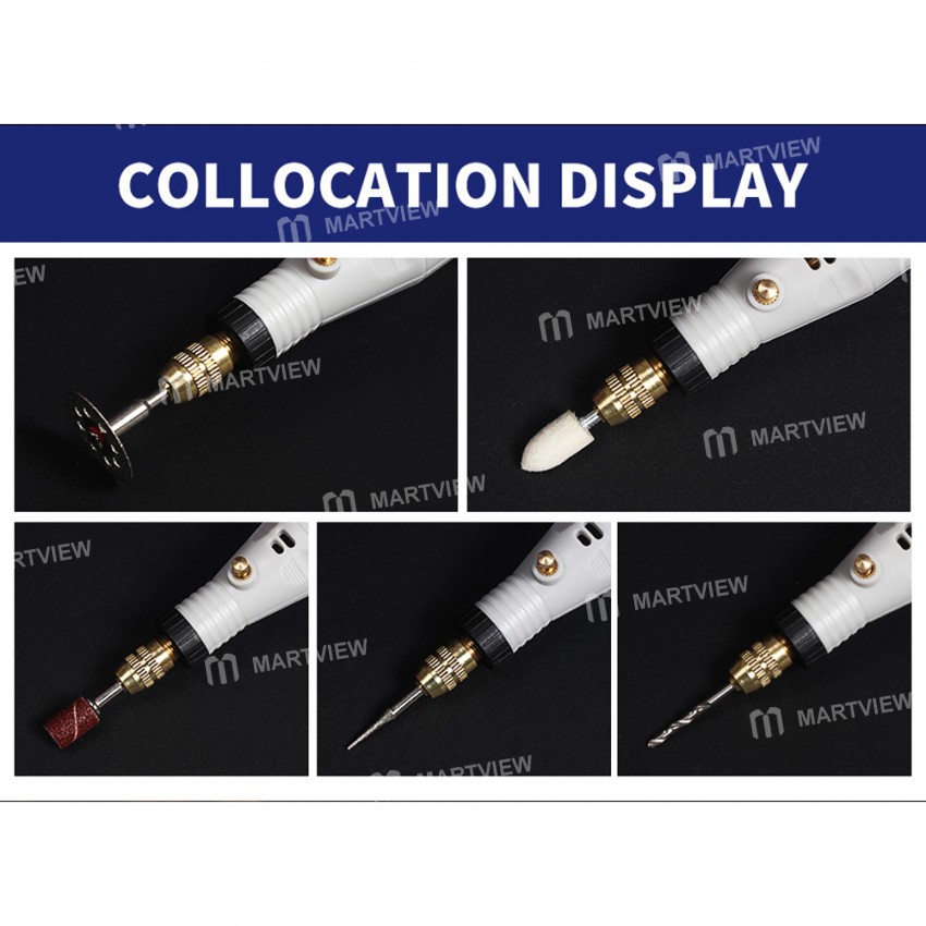 HiLDA JD5202 Electric Cordless Battery Drill Grinding Rotary Tool for Drilling Polishing