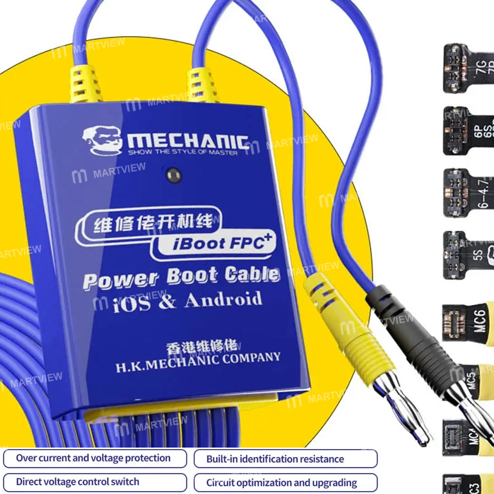 mechanic iboot-fpc-boot-control-power-supply-test-cable-for-iphone-6-to-17pro-max-and-most-android-2