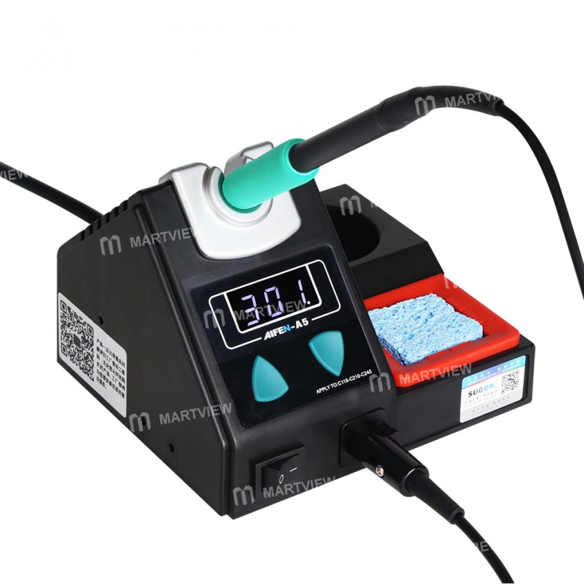 aifen a5-lead-free-digital-display-electronic-rework-soldering-station-6