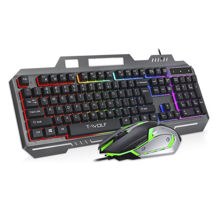 T-WOLF Thunder Wolf TF-600 Keyboard & Mouse 2 in 1 Combo Set