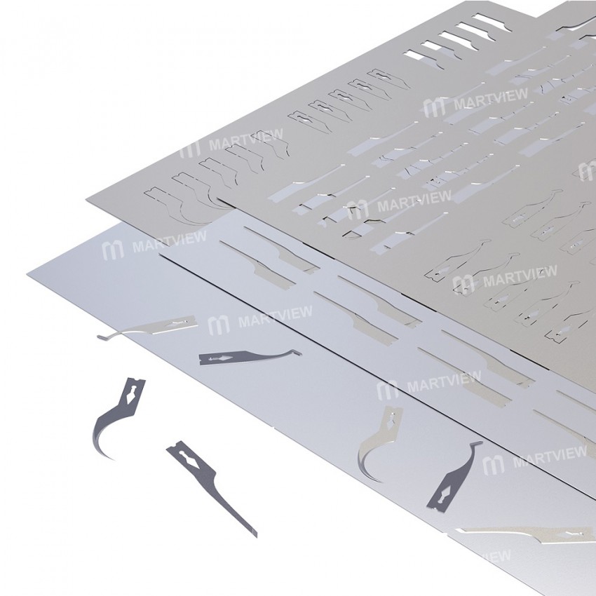 18 Kinds Ma1.0 / 2.0 / 3.0 / 4.0 / 5.0 High Toughness Soft Handmade Polishing Blade -5pcs