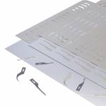 18 Kinds Ma1.0 / 2.0 / 3.0 / 4.0 / 5.0 High Toughness Soft Handmade Polishing Blade -5pcs