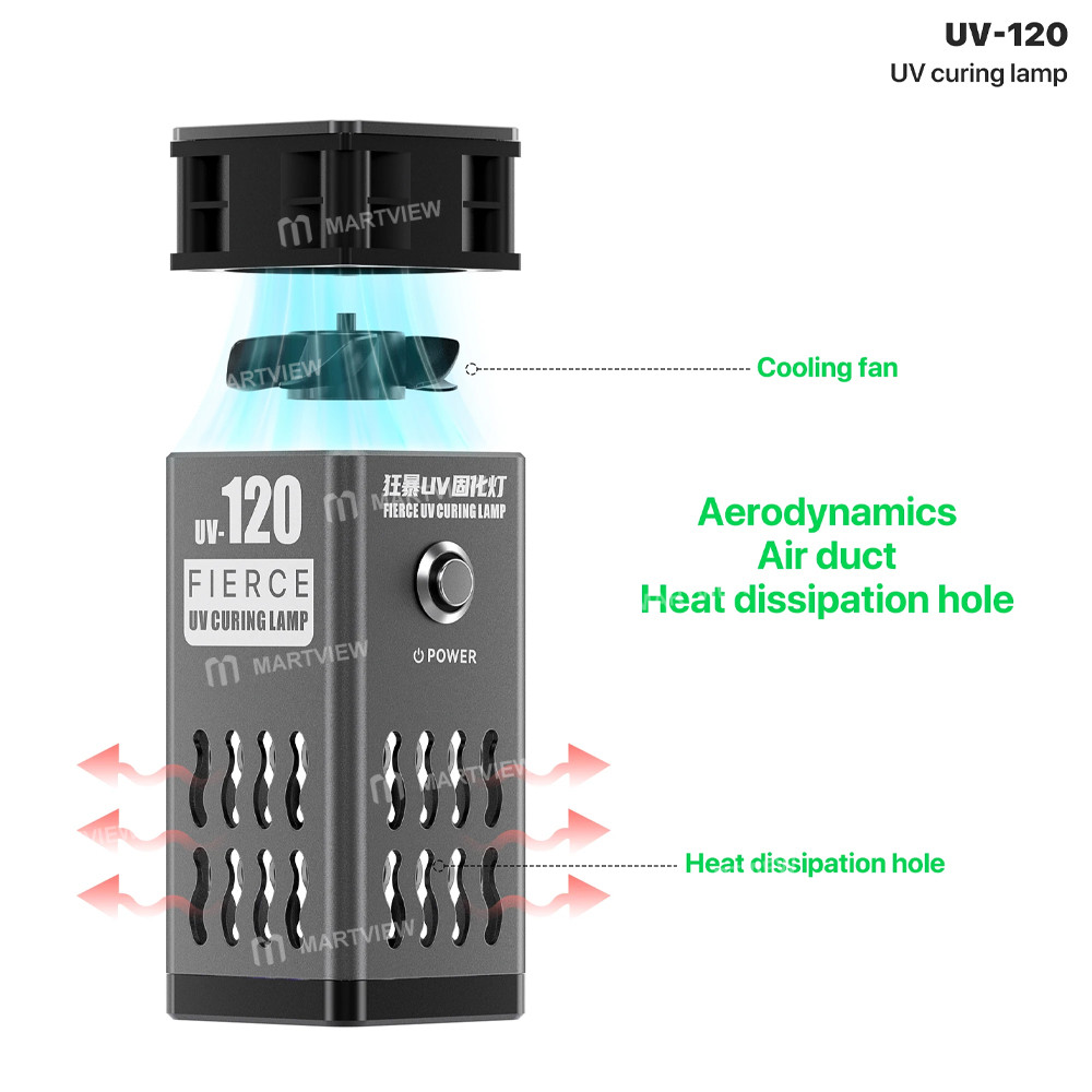 mechanic uv-120-46w-high-power-ultraviolet-curing-lamp-for-motherboard-lcd-repair-3