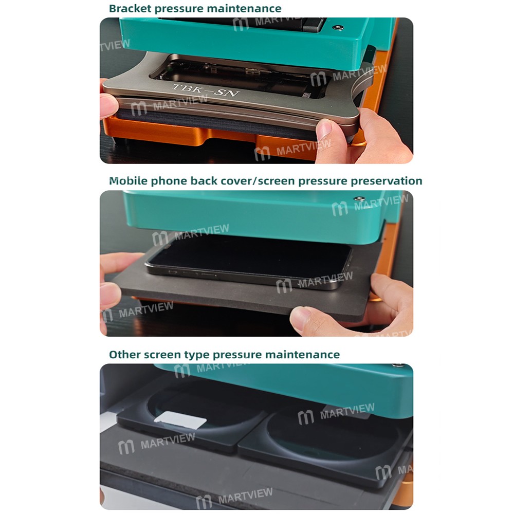tbk 201p-frame-screen-back-cover-pressure-holding-machine-with-built-in-vacuum-pump-7