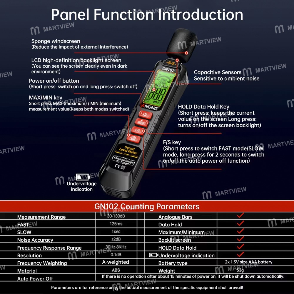 aneng gn102-30-130db-digital-noise-decibel-measuring-instrument-8