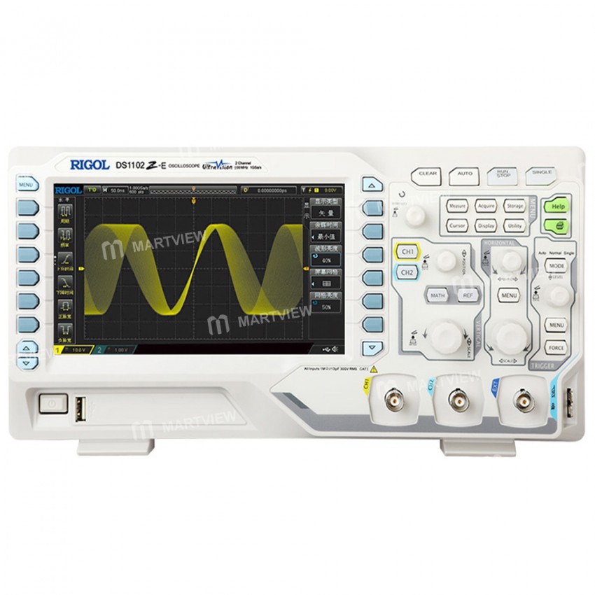 Rigol DS1102Z-E Digital Oscilloscope 100MHz Bandwidth Dual Channel Sampling Rate 1GSa / s
