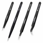 pro rhino-tools-esd-anti-static-high-precision-super-hard-long-style-tweezers--4pcs-1