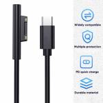 1.5M 15V/3A Magnetic Attraction Type-C Fast Charging Cable for Microsoft Surface Pro 3/4/5/6