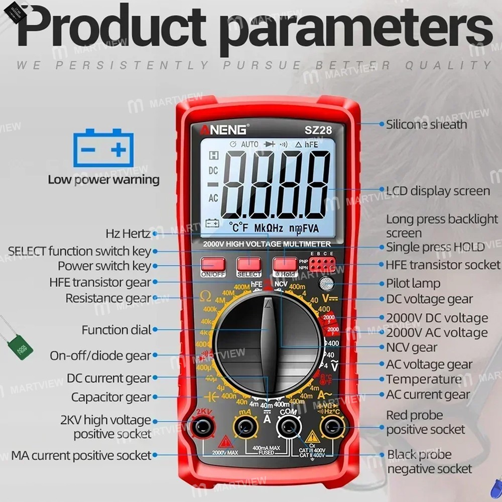 aneng sz28-2000v-intelligent-anti-burn-in-multi-function-high-precision-digital-multimeter-11