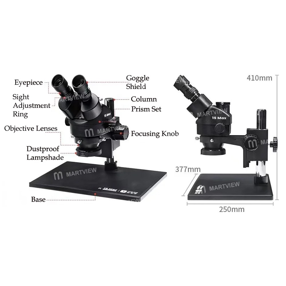 ycs 1s-max-7x-45x-360-rotation-trinocular-stereo-zoom-microscope-with-big-base-8