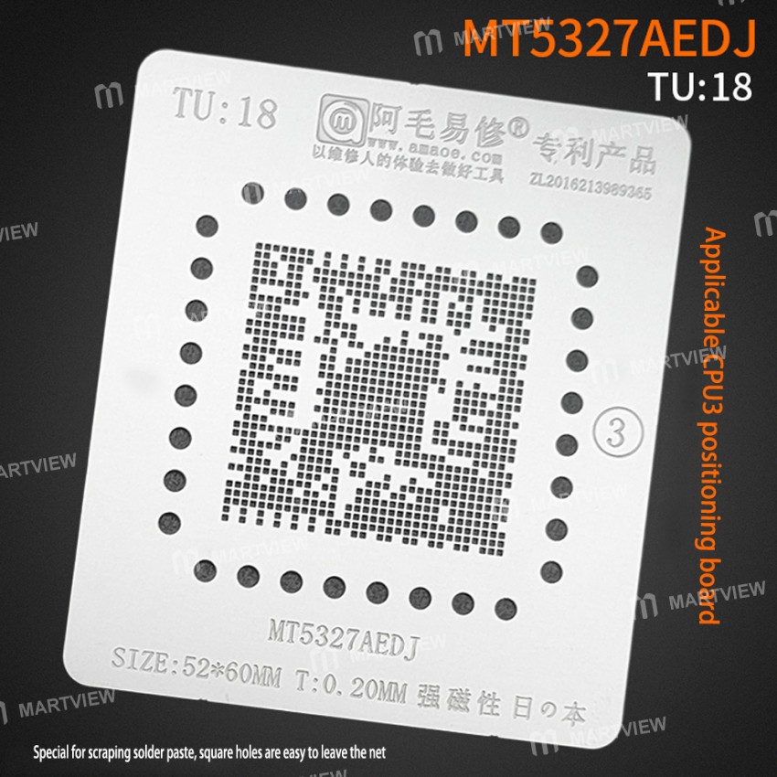 Amaoe Liquid Crystal Display Master Control 27*27mm CPU3 MSD6A918W-WZ / MSD61988AV-U4 / MSD6A801FVA-