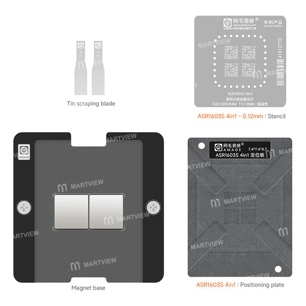 amaoe asr1603s-4-in-1-gps-enabled-lte-industrial-iot-chip-bga-reballing-stencil-platform-set-1