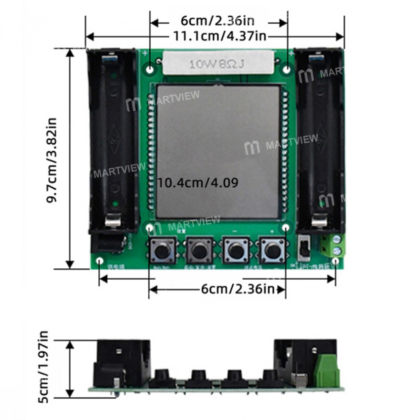XH-M239 High Precision 18650 Lithium Battery Digital True Capacity Tester with LCD Display