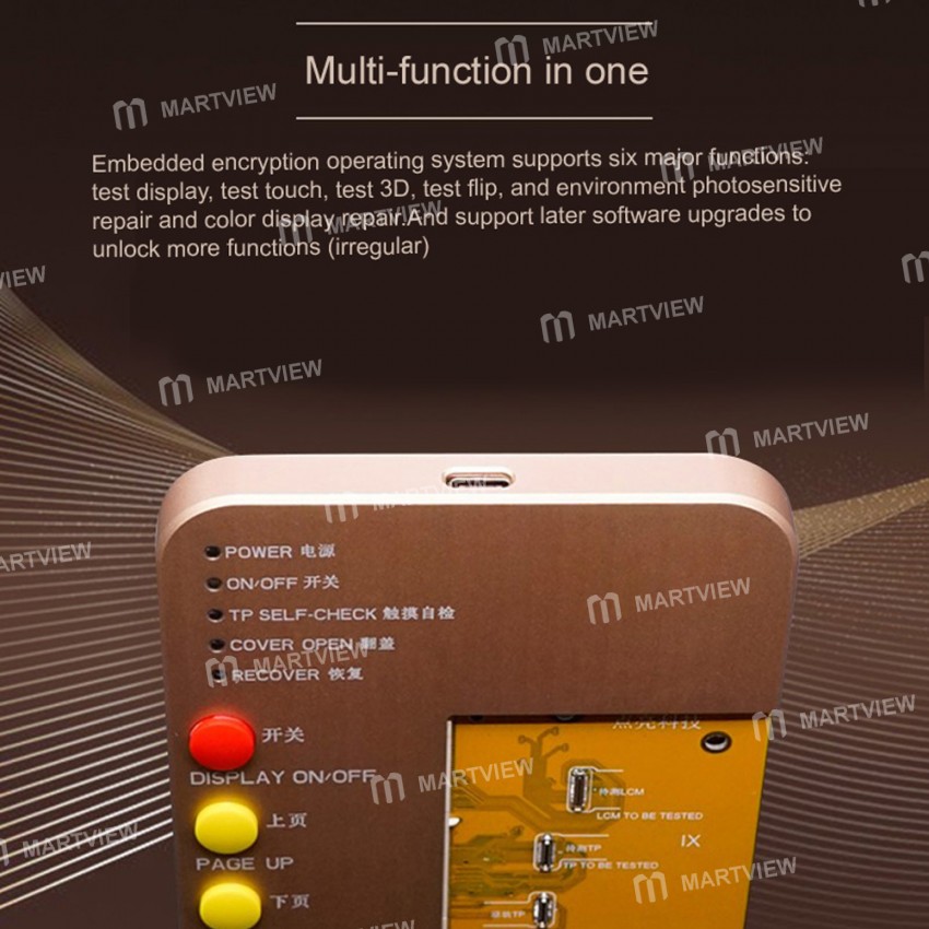 DL100 Intelligent Multifunctional LCD Screen Tester for iPhone 11 / 11 Pro / 11 Pro Max / Xs Max /