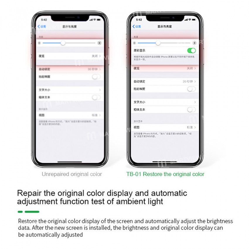Relife TB-01 IP Smart Test Box 3D Touch Brightness Testing Display Repair for iPhone 6S - 12 Pro Max