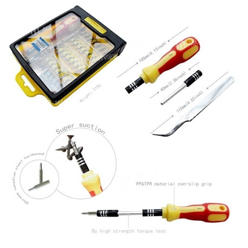 JACKLY JK-6032B (33 in 1) Portable Precision Screwdrivers Disassembly Set