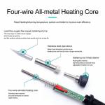 Quick 8686D+ 2-in-1 Soldering Iron Hot Air Gun Lead-free Smart Digital Display Rework Station