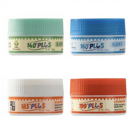 YCS 50g 140°C / 160°C / 183°C / 199°C Low / Medium / Hight Temperature Solder Paste