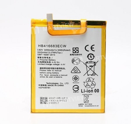 Battery Replacement for Huawei Nexus 6P Use (HB416683ECW / 3450mAh) - grade AAA quality