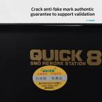 Quick 850A 850A+ 220V SMD Rework Station Hot Air Gun Desoldering Tool Repair Station