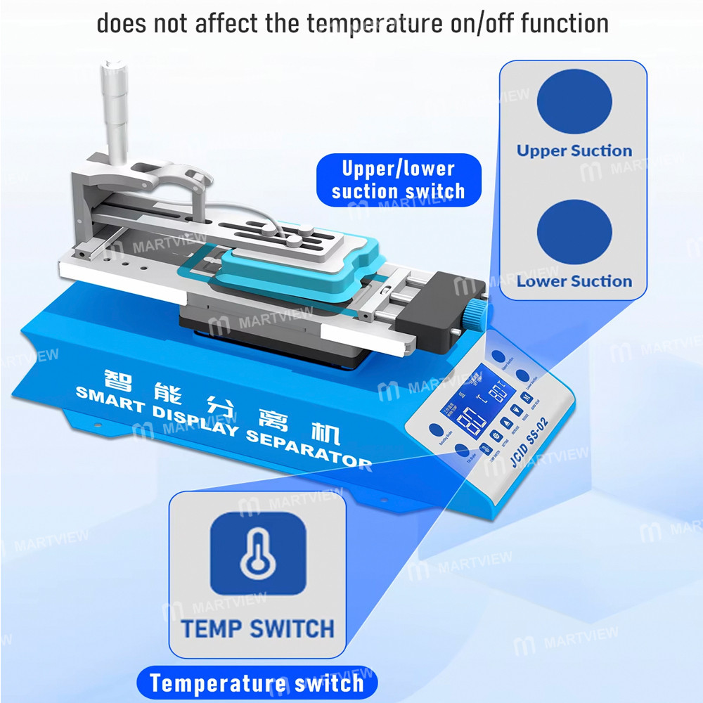jcid ss-02-360-rotating-multi-functional-mobile-phone-screen-heating-separator-built-in-dual-pumps-1