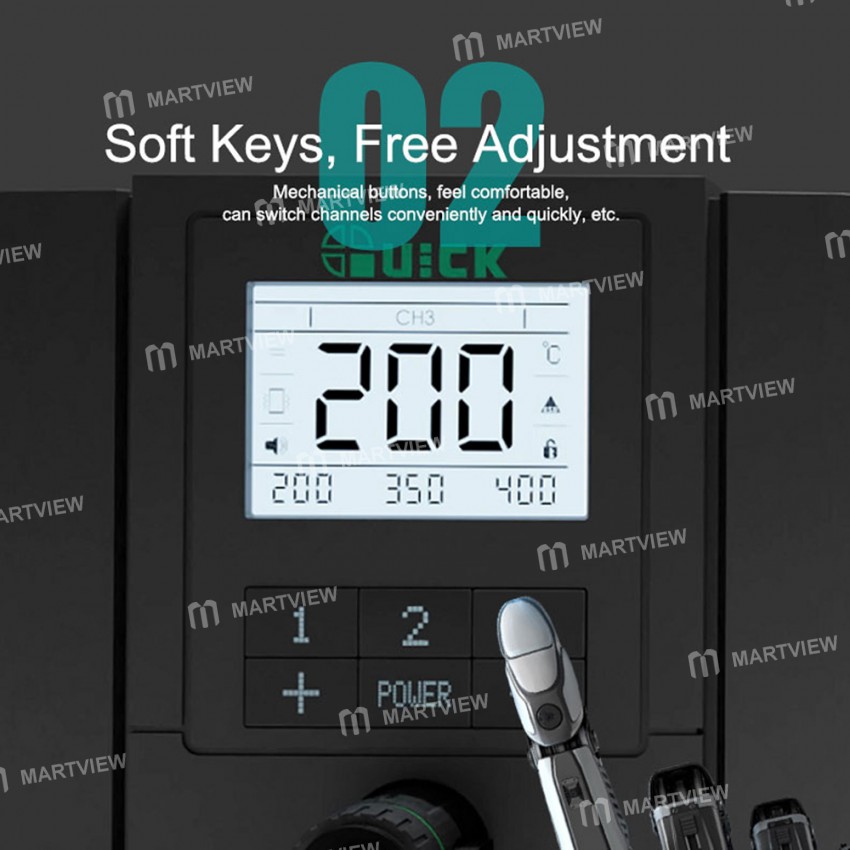 Quick Q8 Rapid Heating Real-time Monitoring Intelligent Precision Soldering Station